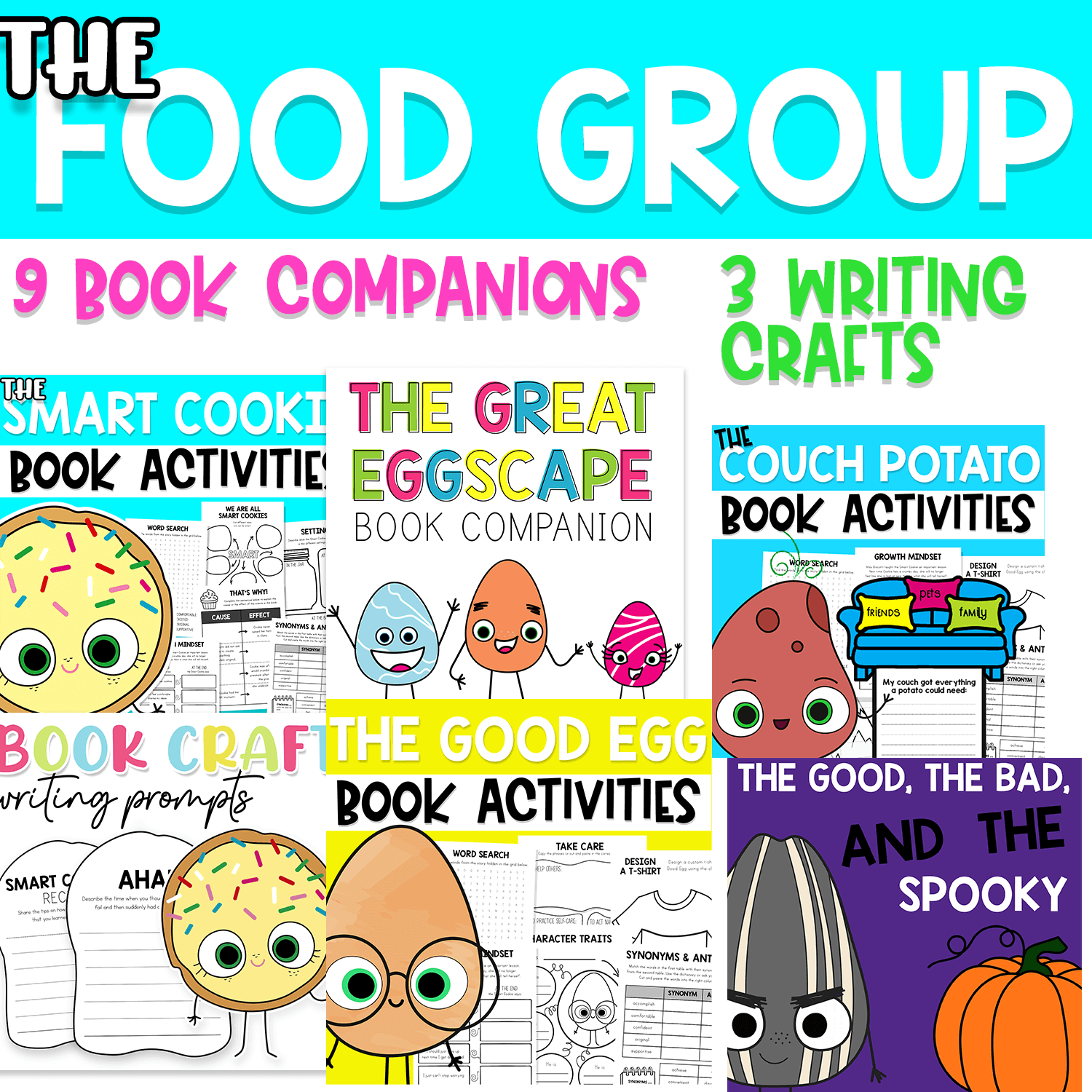 The Food Group by Jory John books activities
