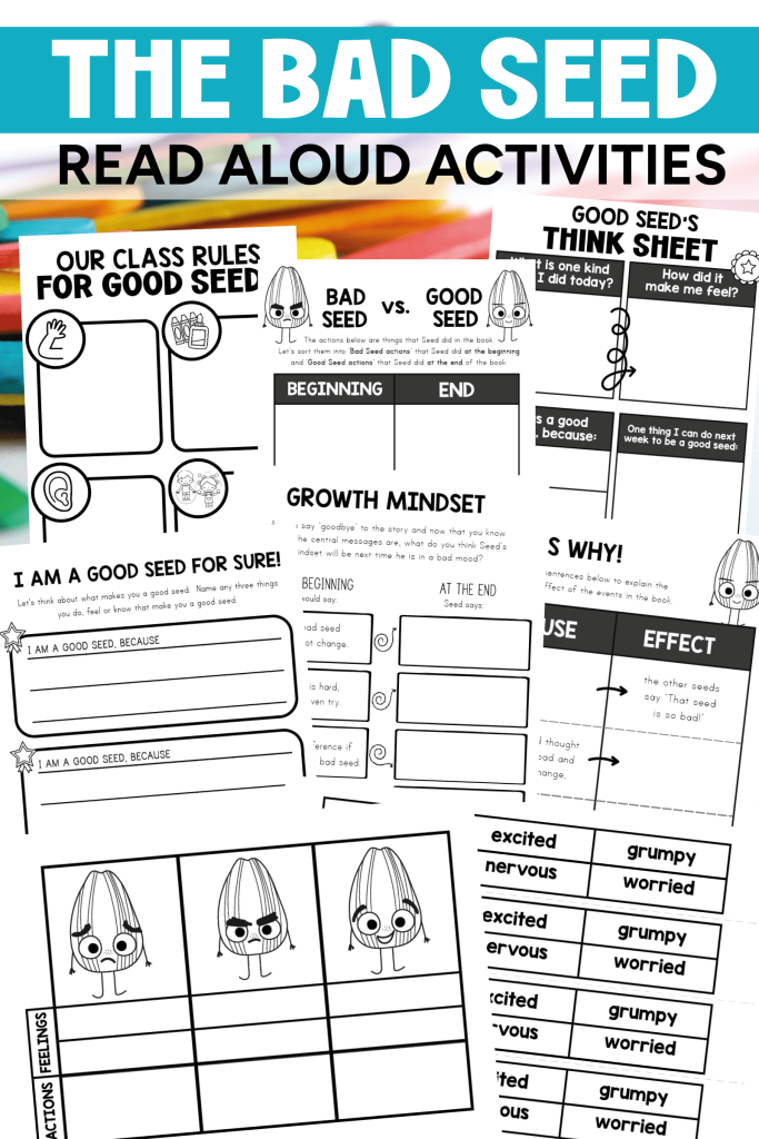 The Bad Seed book activities