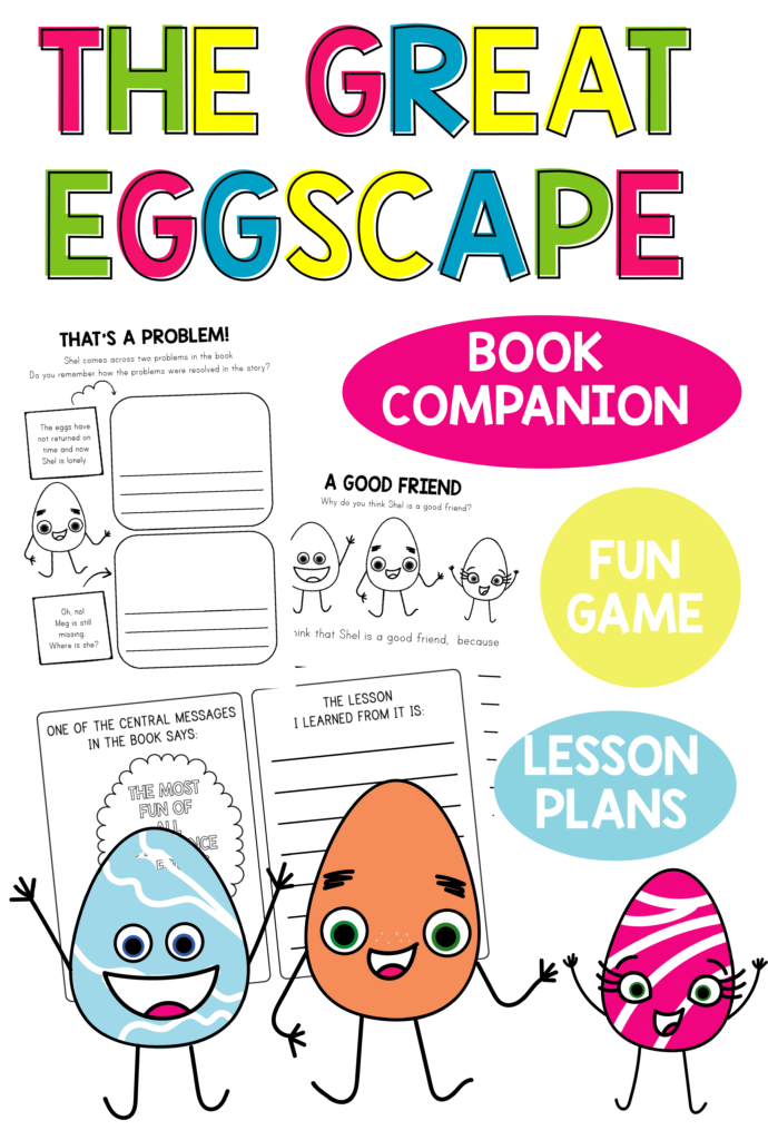he great eggscape book activities