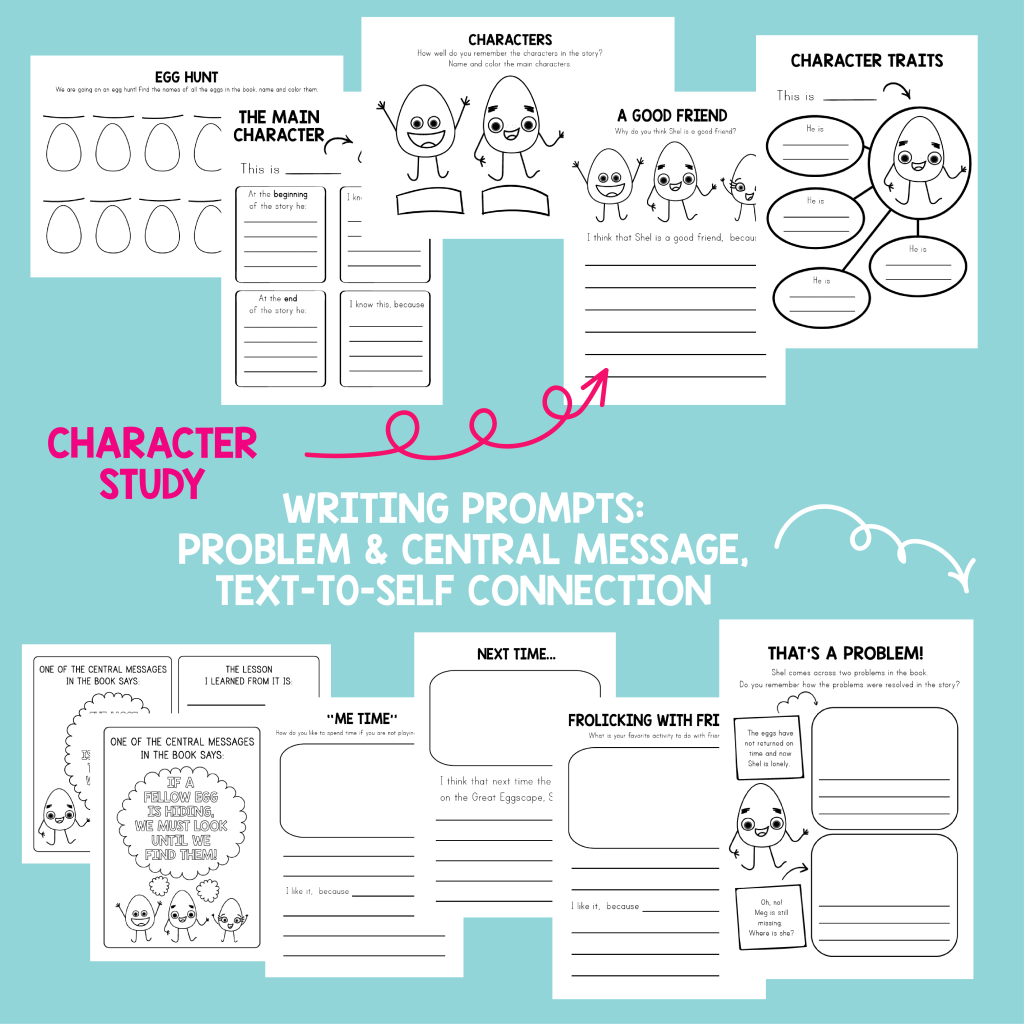 the great eggscape book activities