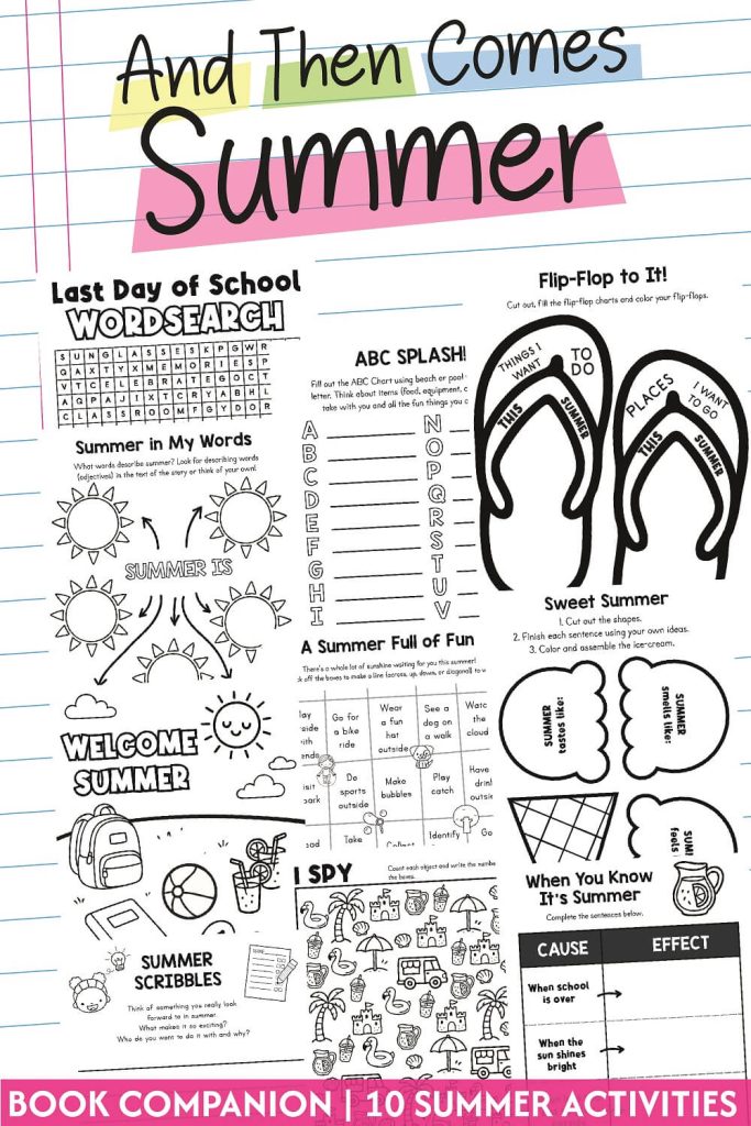 and then comes summer activities