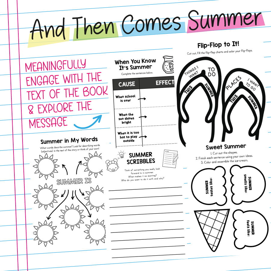 and then comes summer activities