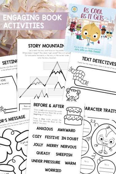 “The Cool Bean Presents: As Cool as It Gets” read aloud activities