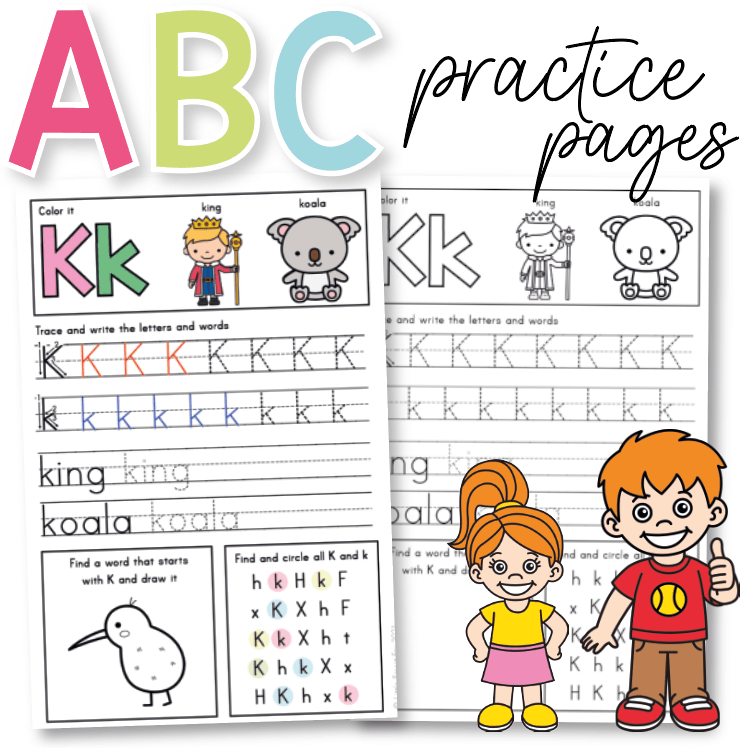 alphabet handwriting practice sheets