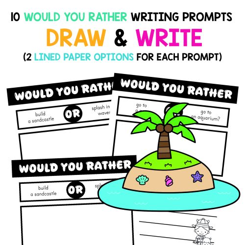 Summer writing prompts for elementary students
