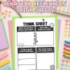 Behavior Reflection Think Sheet