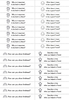 KINDNESS actvitities, writing prompts, kindness CRAFT: crown, wristbands