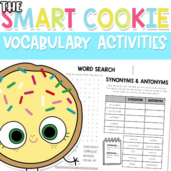 The Smart Cookie activities - The Smart Cookie Vocabulary activities, word work