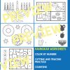 Hannukah Activities, Hannukah Worksheets - Kindergarten, Preschool, 1st grade