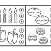 Hannukah Activities, Hannukah Worksheets - Kindergarten, Preschool, 1st grade