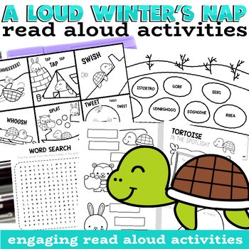 WINTER READ ALOUD: A Loud Winter's Nap activities