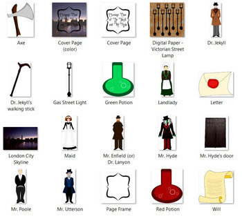 Clip-art "Dr. Jekyll and Mr. Hyde"