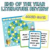 Literature Circles End of the Year Book Revision Board Game