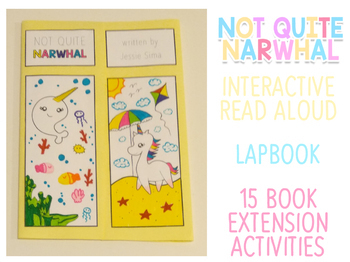 Not Quite Narwhal craft & activities - Interactive read aloud, Book extension