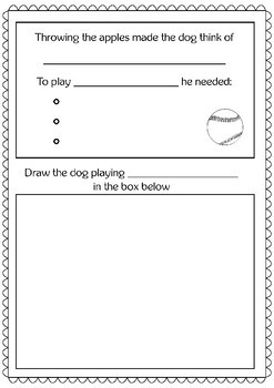 Writing Prompts - If You Give a Dog a Donut - Freebie