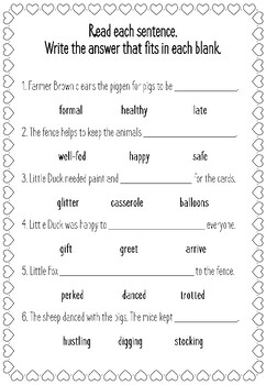 VALENTINE READ ALOUD: Click, Clack, Moo I love you activities (by Doreen Cronin)