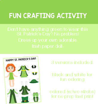 St. Patrick's Day craft, St. Patrick's Day reading passages