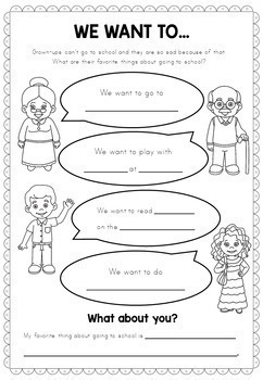 Sorry, Grown-Ups, You Can't Go to School! read aloud activities