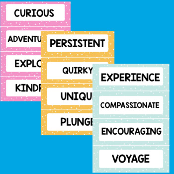 Be You by Peter Reynolds - Word Work, Vocabulary activities