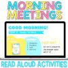Morning meetings slides - Read aloud activities