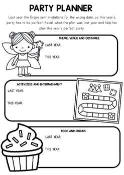 The Sour Grape Activities, THE SOUR GRAPE LESSON PLANS, CRAFT, Jory John