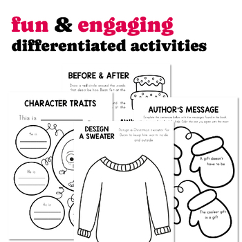 AS COOL AS IT GETS activities, Winter holidays read aloud, LESSON PLANS, craft