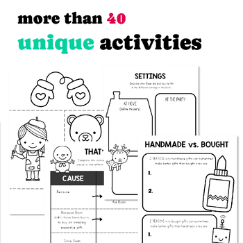 AS COOL AS IT GETS activities, Winter holidays read aloud, LESSON PLANS, craft