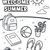 last day of school coloring page
